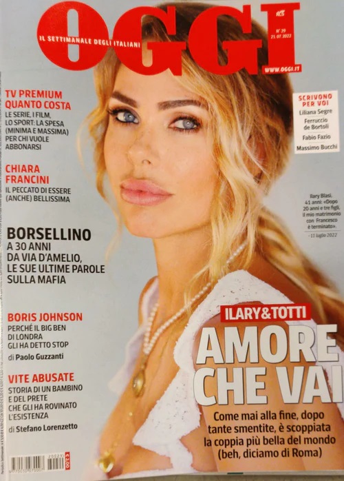 Oggi Italy Magazine 21 July 2022